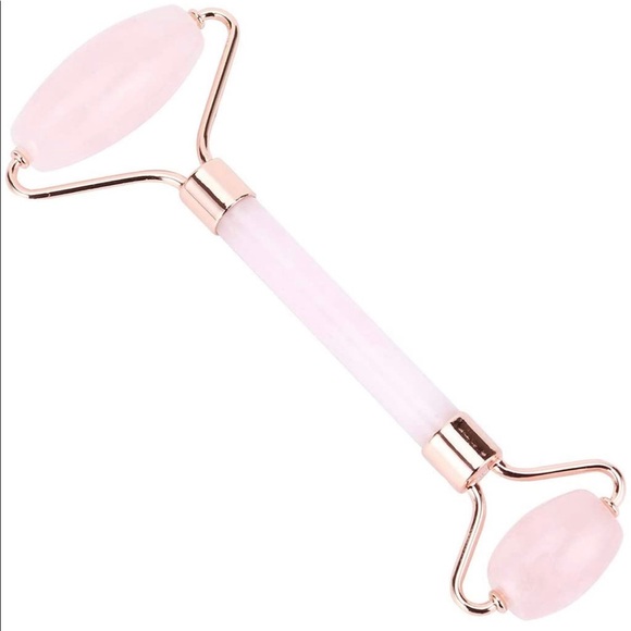 C Crystal Lemon 100% Jade Roller Rose Quartz Tint - Picture 5 of 6